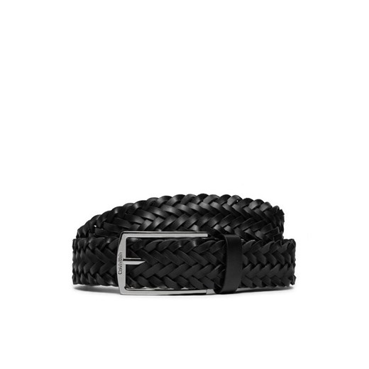 Calvin Klein Pasek Męski Ck Casual Elongated Braided 35mm K50K512655 Czarny ze sklepu MODIVO w kategorii Paski męskie - zdjęcie 182624131