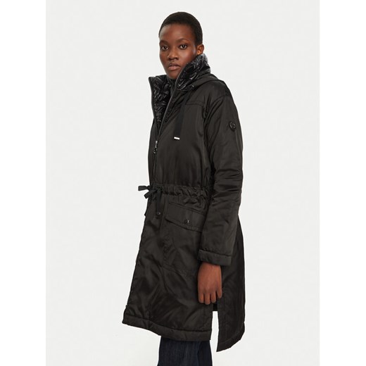 Laurèl Parka 92005 Czarny Regular Fit ze sklepu MODIVO w kategorii Parki damskie - zdjęcie 182624171