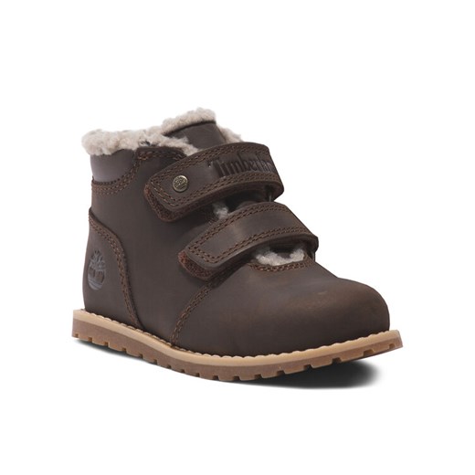 Timberland Trzewiki Pokey Pine Warm Lined H&L TB0A5YVS9311 Brązowy ze sklepu MODIVO w kategorii Buty zimowe dziecięce - zdjęcie 182624191