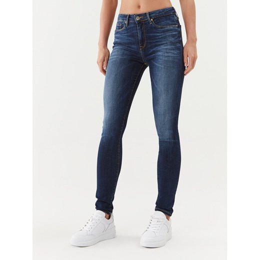 Tommy Hilfiger Jeansy Slim Fit Heritage Como WW0WW11860 Granatowy Slim Fit ze sklepu MODIVO w kategorii Jeansy damskie - zdjęcie 182624210