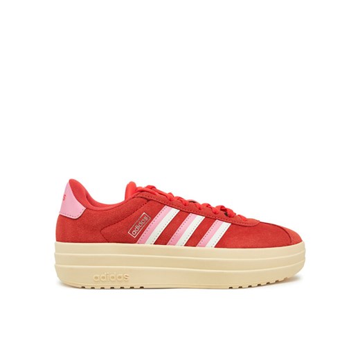 adidas Sneakersy VL Court Bold JI1786 Czerwony ze sklepu MODIVO w kategorii Buty sportowe damskie - zdjęcie 182624290