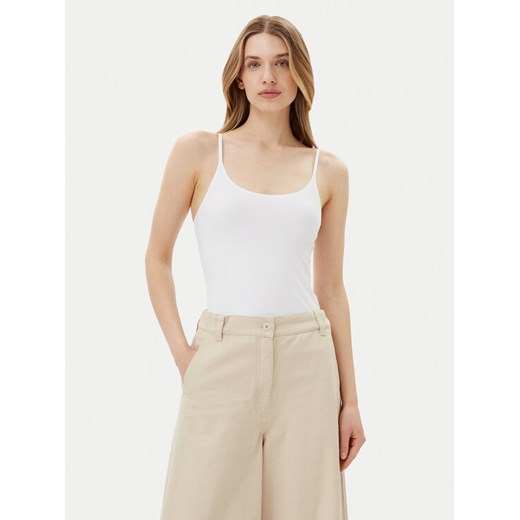 LAUREN RALPH LAUREN Top 4L0186 Écru Slim Fit ze sklepu MODIVO w kategorii Bluzki damskie - zdjęcie 182624302