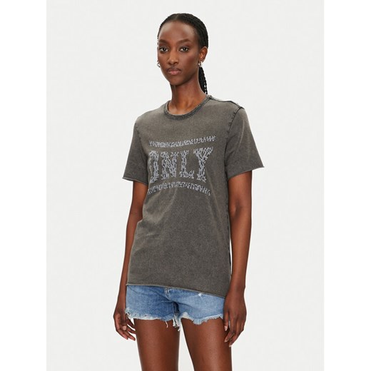 ONLY T-Shirt Lucy 15332190 Czarny Regular Fit ze sklepu MODIVO w kategorii Bluzki damskie - zdjęcie 182624383