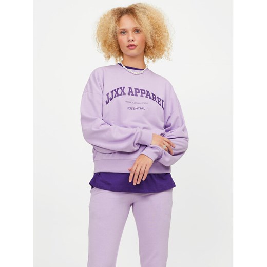 JJXX Bluza Riley 12248650 Fioletowy Regular Fit ze sklepu MODIVO w kategorii Bluzy damskie - zdjęcie 182624392