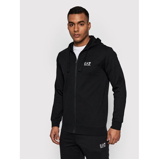 EA7 Emporio Armani Dres 8NPV50 PJ05Z 1200 Czarny Regular Fit ze sklepu MODIVO w kategorii Dresy męskie - zdjęcie 182624464