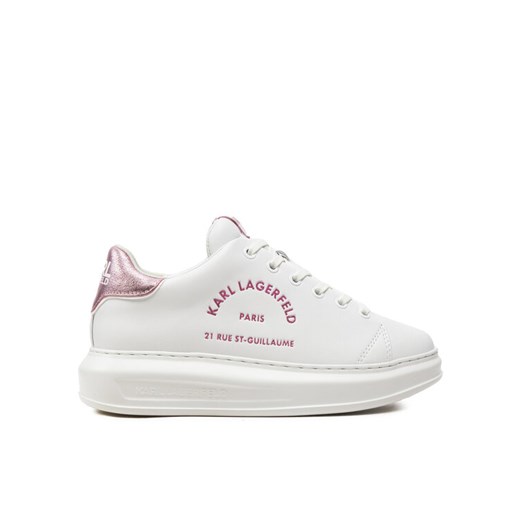KARL LAGERFELD Sneakersy KL62539F Biały ze sklepu MODIVO w kategorii Buty sportowe damskie - zdjęcie 182624480