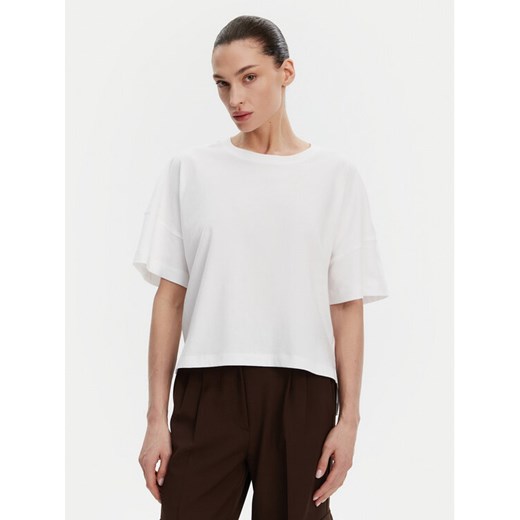 French Connection T-Shirt 76BZA Biały Relaxed Fit ze sklepu MODIVO w kategorii Bluzki damskie - zdjęcie 182624533