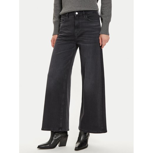 Guess Jeansy W4BA82 D5HD1 Czarny Wide Leg ze sklepu MODIVO w kategorii Jeansy damskie - zdjęcie 182624551