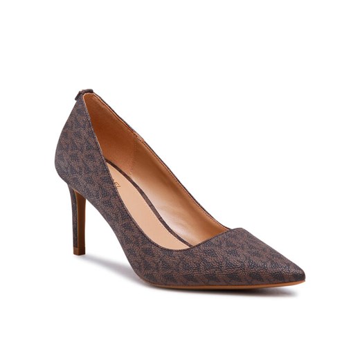 MICHAEL Michael Kors Szpilki Alina Flex Pump 40F2HNMP1B Brązowy ze sklepu MODIVO w kategorii Czółenka - zdjęcie 182624574