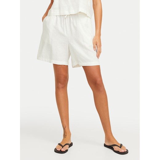 JJXX Szorty materiałowe Breeze 12269727 Biały Relaxed Fit ze sklepu MODIVO w kategorii Szorty - zdjęcie 182624614