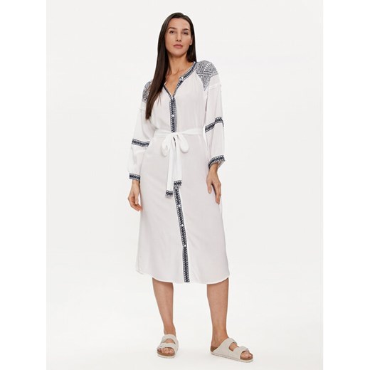 Melissa Odabash Sukienka letnia Ally Biały Regular Fit ze sklepu MODIVO w kategorii Sukienki - zdjęcie 182624792