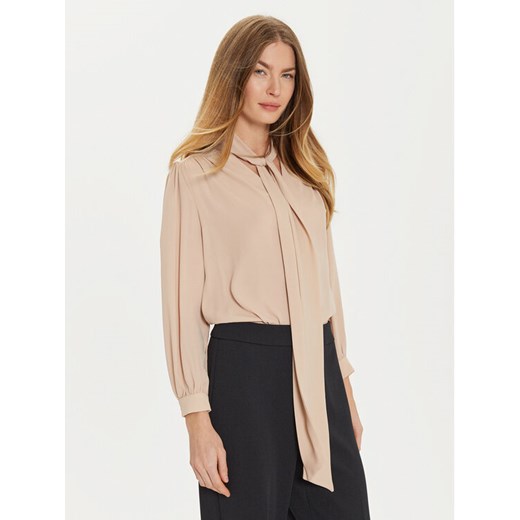 ARTIGLI Bluzka ACBL000281 Beżowy Regular Fit ze sklepu MODIVO w kategorii Bluzki damskie - zdjęcie 182624843