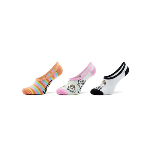 Vans Zestaw 3 par stopek dziecięcych Rainbow Rider Canoodle VN0007B4YB21 Kolorowy ze sklepu MODIVO w kategorii Skarpetki dziecięce - zdjęcie 182624862