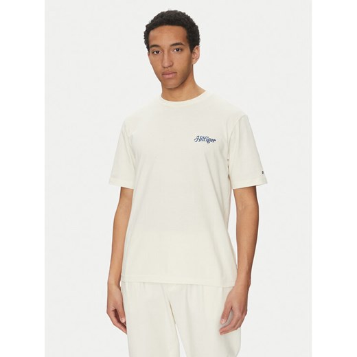 Tommy Hilfiger T-Shirt Summer Photo MW0MW38643 Beżowy Regular Fit ze sklepu MODIVO w kategorii T-shirty męskie - zdjęcie 182624880