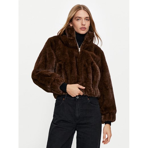 Liu Jo Futro WF4223 E0946 Brązowy Regular Fit ze sklepu MODIVO w kategorii Futra damskie - zdjęcie 182624883