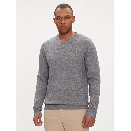 Jack&Jones Sweter 12137194 Granatowy Regular Fit ze sklepu MODIVO w kategorii Swetry męskie - zdjęcie 182624890