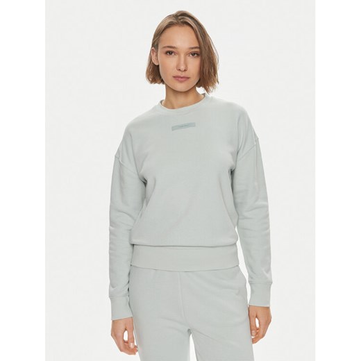Calvin Klein Bluza Micro Logo K20K206630 Zielony Regular Fit ze sklepu MODIVO w kategorii Bluzy damskie - zdjęcie 182624894