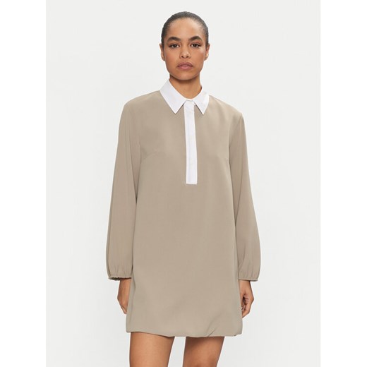 Please Sukienka codzienna A12YCSI000 Beżowy Loose Fit ze sklepu MODIVO w kategorii Sukienki - zdjęcie 182625192