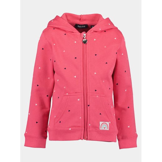 Blue Seven Bluza 717610 X Różowy Regular Fit ze sklepu MODIVO w kategorii Bluzy dziewczęce - zdjęcie 182625204