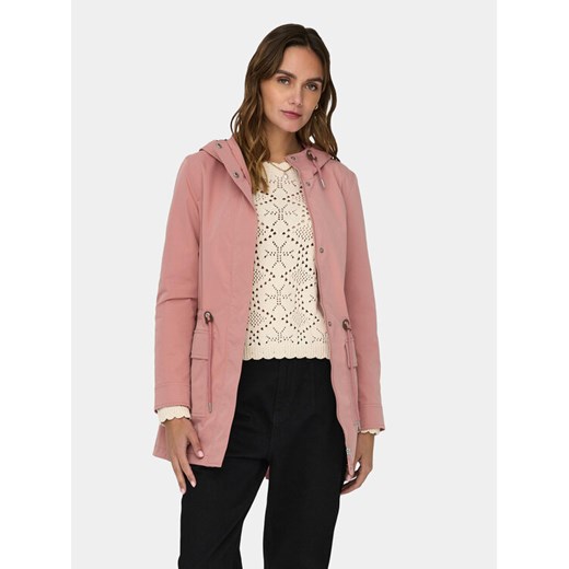 ONLY Parka Louise 15312869 Różowy Regular Fit ze sklepu MODIVO w kategorii Parki damskie - zdjęcie 182625220