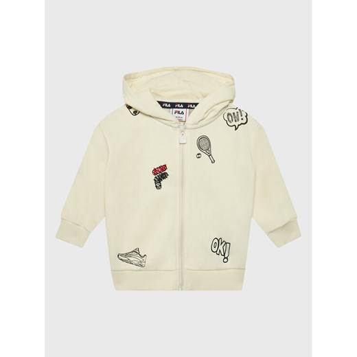 Fila Bluza Bakersield FAK0168 Beżowy Regular Fit ze sklepu MODIVO w kategorii Bluzy chłopięce - zdjęcie 182625232