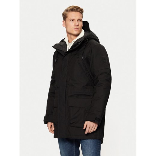 Timberland Parka Willmington TB0A6YCP Czarny Regular Fit ze sklepu MODIVO w kategorii Parki męskie - zdjęcie 182625424