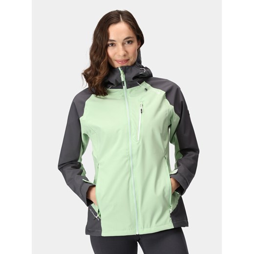Regatta Kurtka przeciwdeszczowa Birchdale RWW300 Zielony Regular Fit ze sklepu MODIVO w kategorii Kurtki damskie - zdjęcie 182625604
