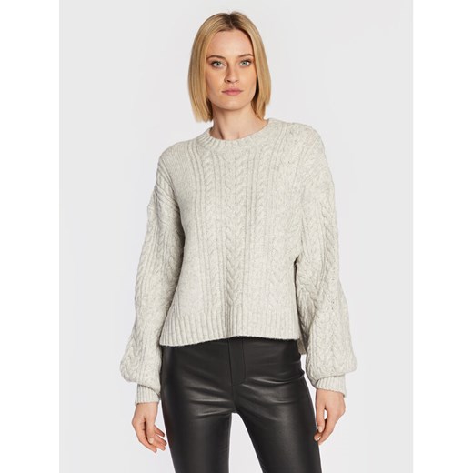 Remain Sweter Dreah RM1654 Szary Relaxed Fit ze sklepu MODIVO w kategorii Swetry damskie - zdjęcie 182625681