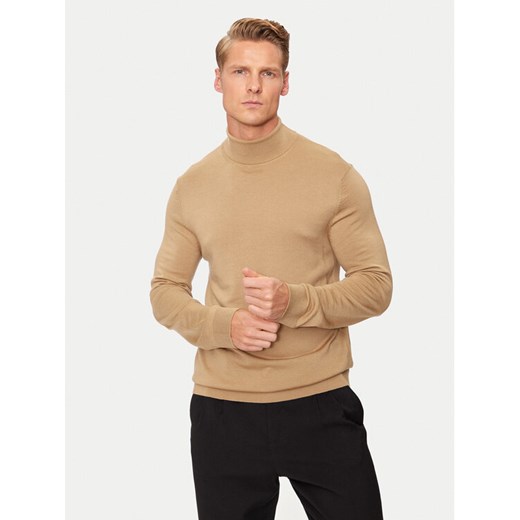 Selected Homme Golf Tray 16094653 Beżowy Regular Fit ze sklepu MODIVO w kategorii Swetry męskie - zdjęcie 182625702