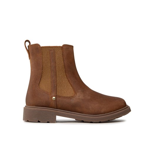 Clarks Botki Astrol Orin K 261541676 Brązowy ze sklepu MODIVO w kategorii Buty zimowe dziecięce - zdjęcie 182625752