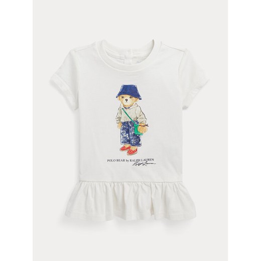 Polo Ralph Lauren T-Shirt 310915833001 Biały Regular Fit ze sklepu MODIVO w kategorii Koszulki niemowlęce - zdjęcie 182625762
