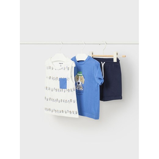 Mayoral Komplet t-shirt, top i spodenki 1644 Kolorowy ze sklepu MODIVO w kategorii Komplety niemowlęce - zdjęcie 182625772