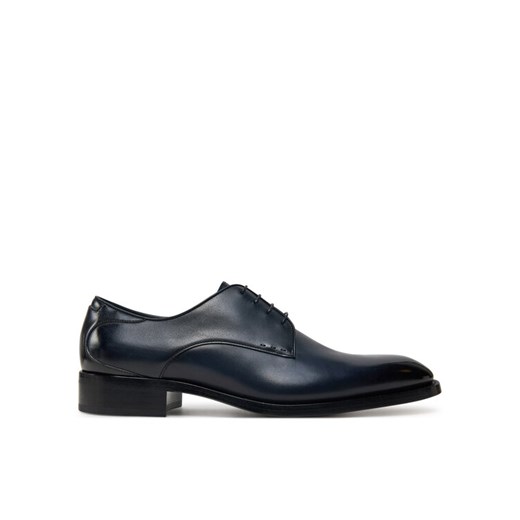 BOSS Półbuty Rill 50534034 Granatowy ze sklepu MODIVO w kategorii Buty eleganckie męskie - zdjęcie 182625784