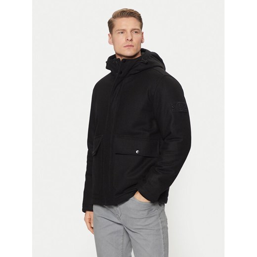 Stone Island Kurtka przejściowa 8115454F4 Czarny Regular Fit ze sklepu MODIVO w kategorii Kurtki męskie - zdjęcie 182625803