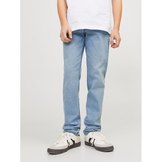 Jack&Jones Junior Jeansy Glenn 12249054 Niebieski Slim Fit ze sklepu MODIVO w kategorii Spodnie chłopięce - zdjęcie 182625860