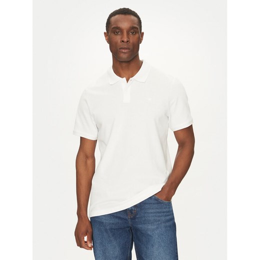 Mustang Polo Palco 1016293 Biały Regular Fit ze sklepu MODIVO w kategorii T-shirty męskie - zdjęcie 182625874
