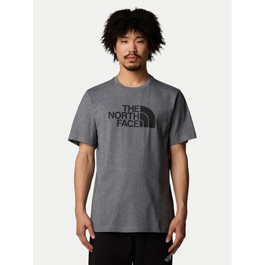 The North Face T-Shirt Easy NF0A8A6C Szary Regular Fit ze sklepu MODIVO w kategorii T-shirty męskie - zdjęcie 182625881