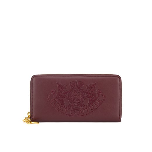 Juicy Couture Duży Portfel Damski BIJXT8652WVP Bordowy ze sklepu MODIVO w kategorii Portfele damskie - zdjęcie 182625892