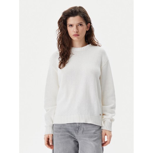 Napapijri Sweter D-Sambre W NP0A4IFK2061 Écru Regular Fit ze sklepu MODIVO w kategorii Swetry damskie - zdjęcie 182625923