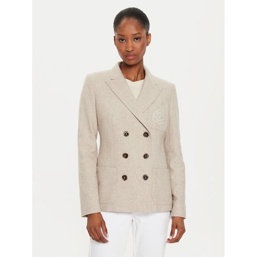 Marella Marynarka Romagna 2423046044 Beżowy Slim Fit ze sklepu MODIVO w kategorii Marynarki damskie - zdjęcie 182625933