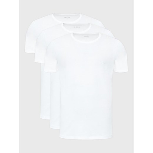 Boss Komplet 3 t-shirtów Classic 50475284 Biały Regular Fit ze sklepu MODIVO w kategorii T-shirty męskie - zdjęcie 182625980