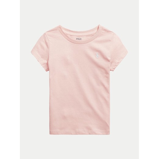 Polo Ralph Lauren T-Shirt 312833549033 Różowy Regular Fit ze sklepu MODIVO w kategorii Bluzki dziewczęce - zdjęcie 182626050