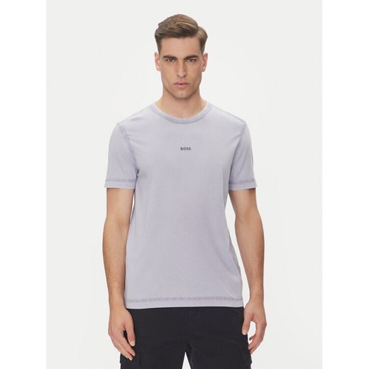 BOSS T-Shirt Tokks 50502173 Fioletowy Regular Fit ze sklepu MODIVO w kategorii T-shirty męskie - zdjęcie 182626071