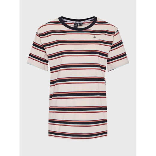 Volcom T-Shirt Party Pack B0132201 Beżowy Regular Fit ze sklepu MODIVO w kategorii Bluzki damskie - zdjęcie 182626132