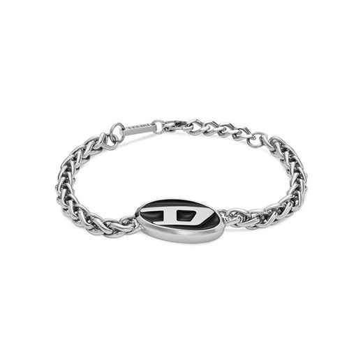 Diesel Bransoletka Steel Font DX1469040 Srebrny ze sklepu MODIVO w kategorii Bransolety - zdjęcie 182626142