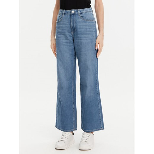 Tom Tailor Jeansy 1043509 Niebieski Wide Leg ze sklepu MODIVO w kategorii Jeansy damskie - zdjęcie 182626153