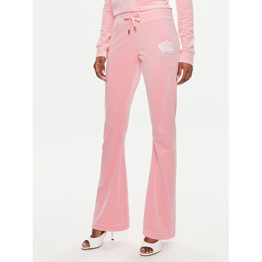 Juicy Couture Spodnie dresowe Lisa JCWBJ23330 Różowy Regular Fit ze sklepu MODIVO w kategorii Spodnie damskie - zdjęcie 182626171