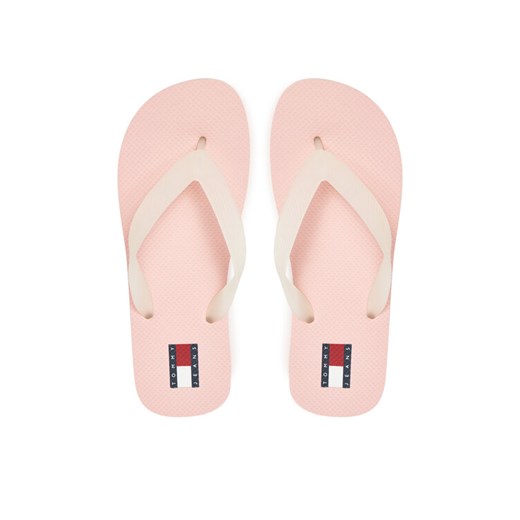 Tommy Jeans Japonki Tjw Logo Flip Flop EN0EN02447 Różowy ze sklepu MODIVO w kategorii Klapki damskie - zdjęcie 182626174