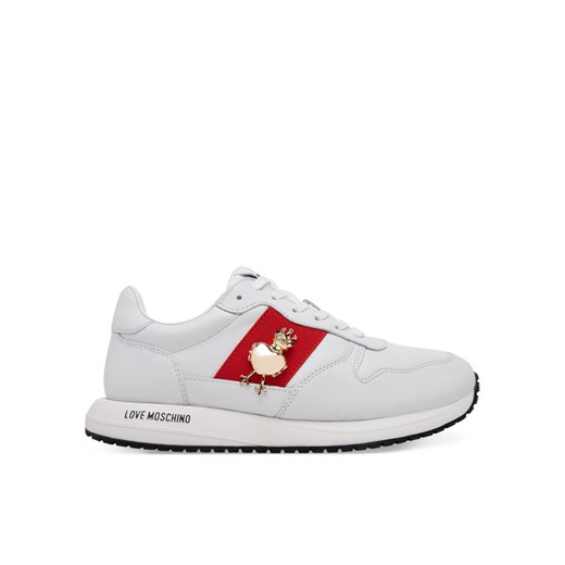 LOVE MOSCHINO Sneakersy JA15373G1MIAL10A Biały ze sklepu MODIVO w kategorii Buty sportowe damskie - zdjęcie 182626180