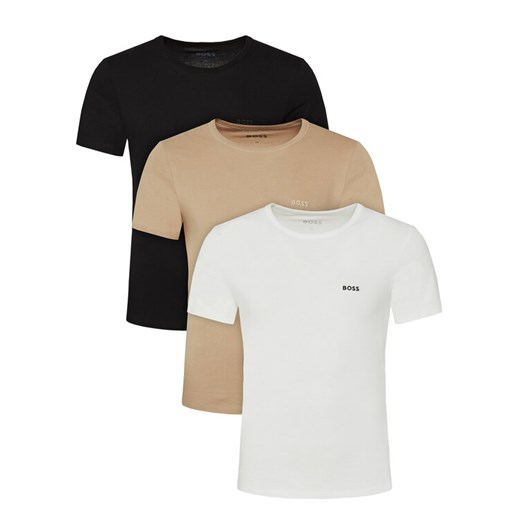 BOSS Komplet 3 t-shirtów Tshirtrn 3P Classic 50532468 Kolorowy Regular Fit ze sklepu MODIVO w kategorii T-shirty męskie - zdjęcie 182626183